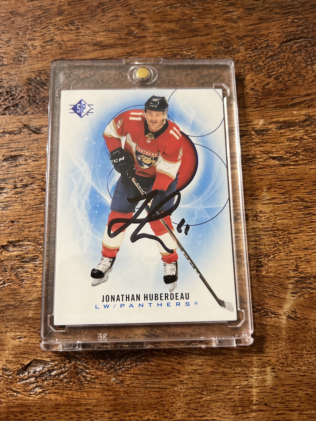Jonathan Huberdeau IP Signed Upper Deck SP Card JSA Coa Autographed Panthers