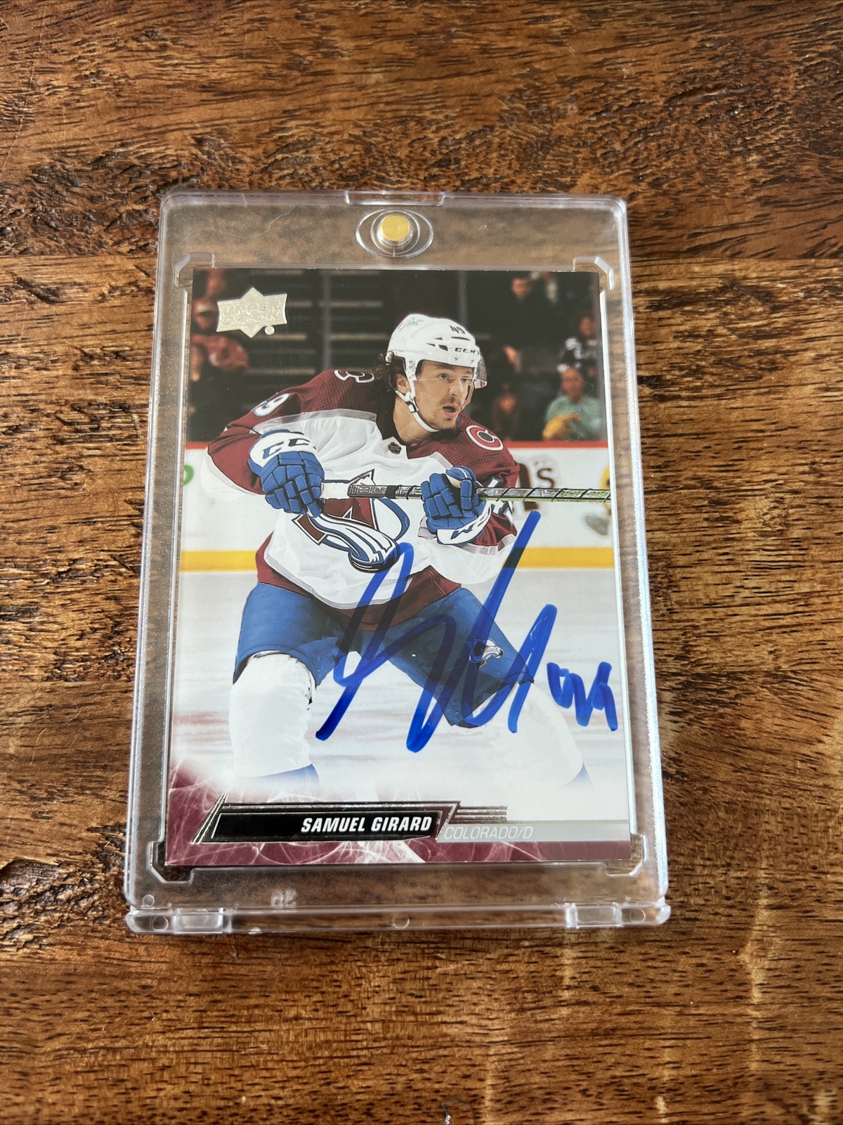 Samuel Girard IP Signed Upper Deck Card JSA Coa Avalanche Autographed