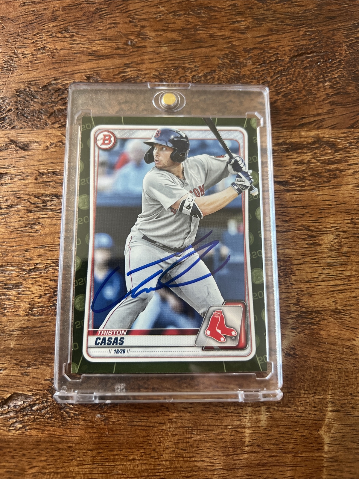 Triston Casas IP Signed Bowman Card JSA Coa Autographed Red Sox