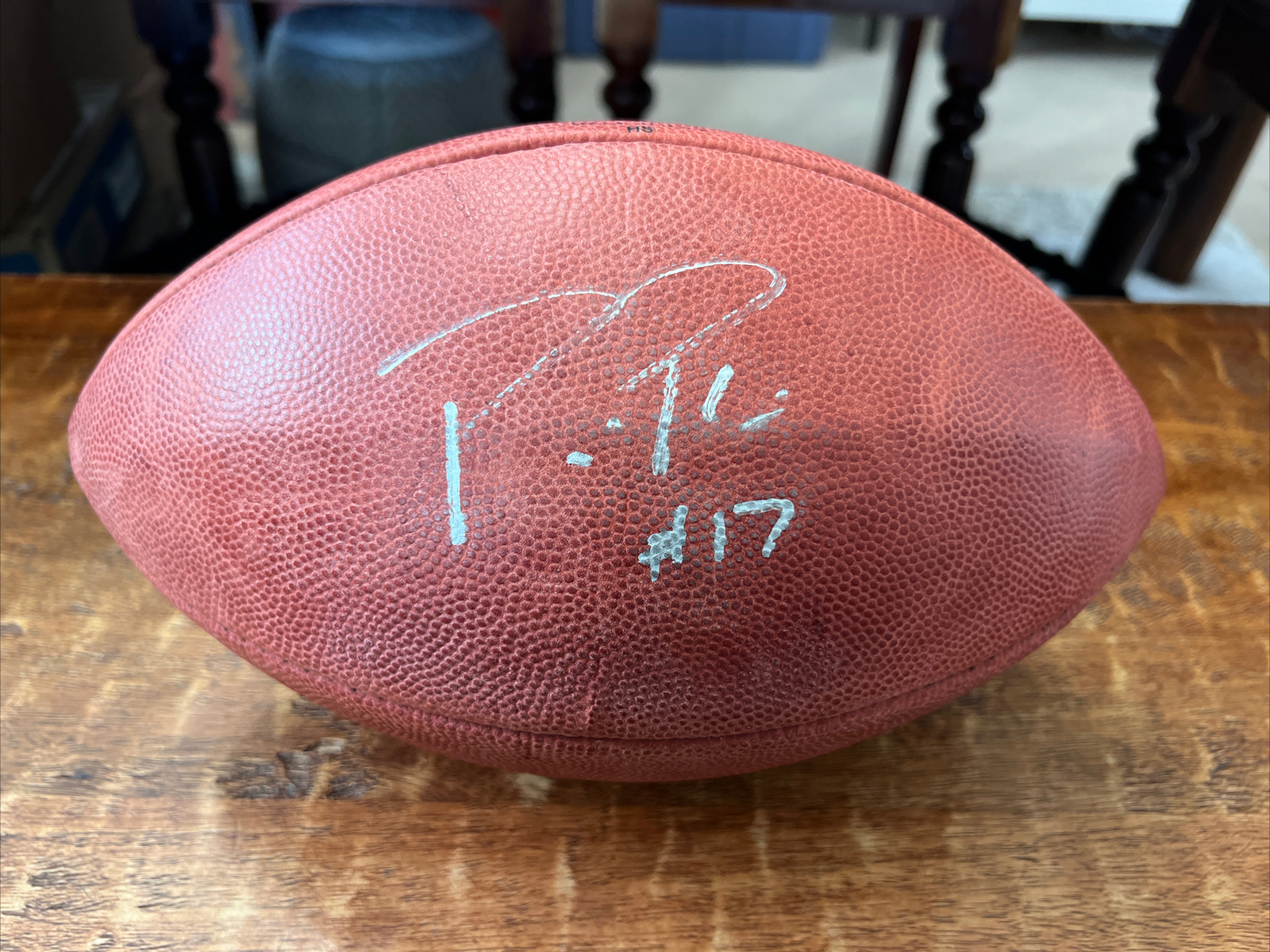 Philip Rivers Signed Official Duke NFL Game Football JSA Coa Chargers