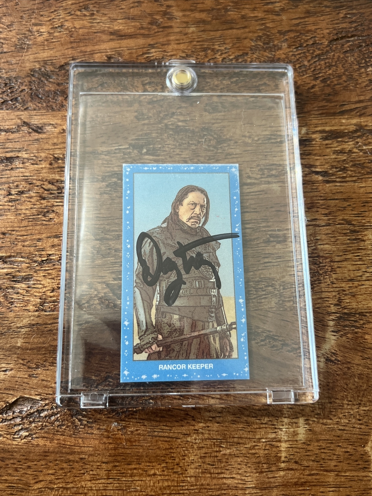 Danny Trejo IP Signed Topps Card JSA Coa Autographed Star Wars Rancor Keeper