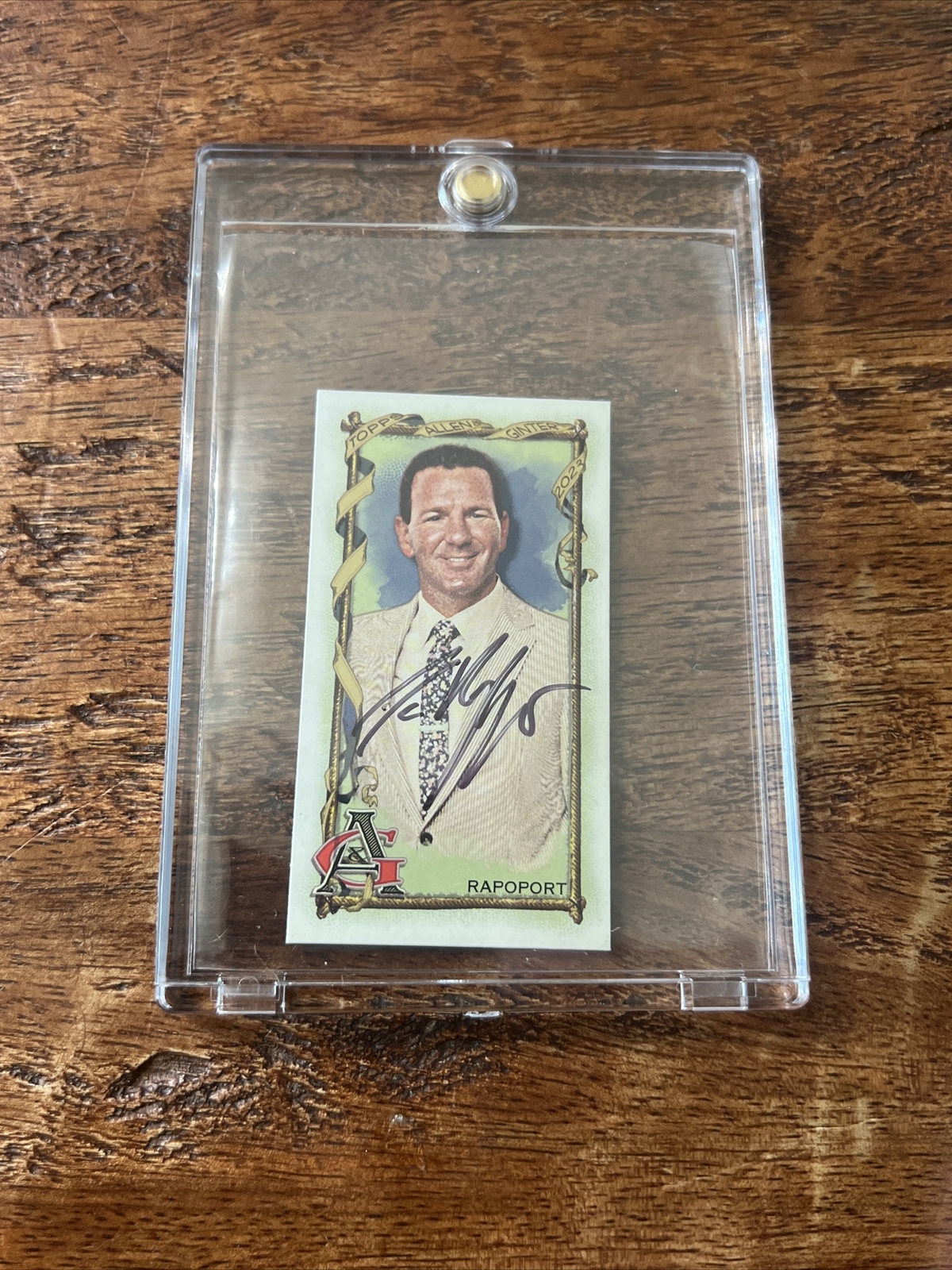 Ian Rapoport IP Signed Allen & Ginter Mini Card JSA Coa NFL Autographed