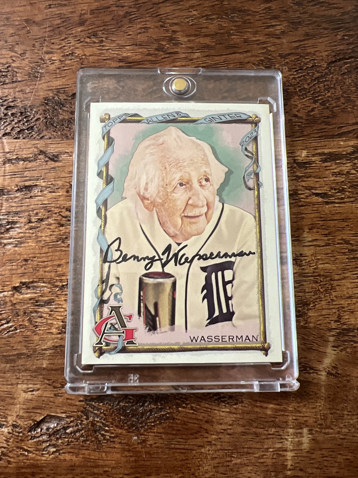 Benny Wasserman IP Signed Allen & Ginter Card JSA Coa Autographed Einstein