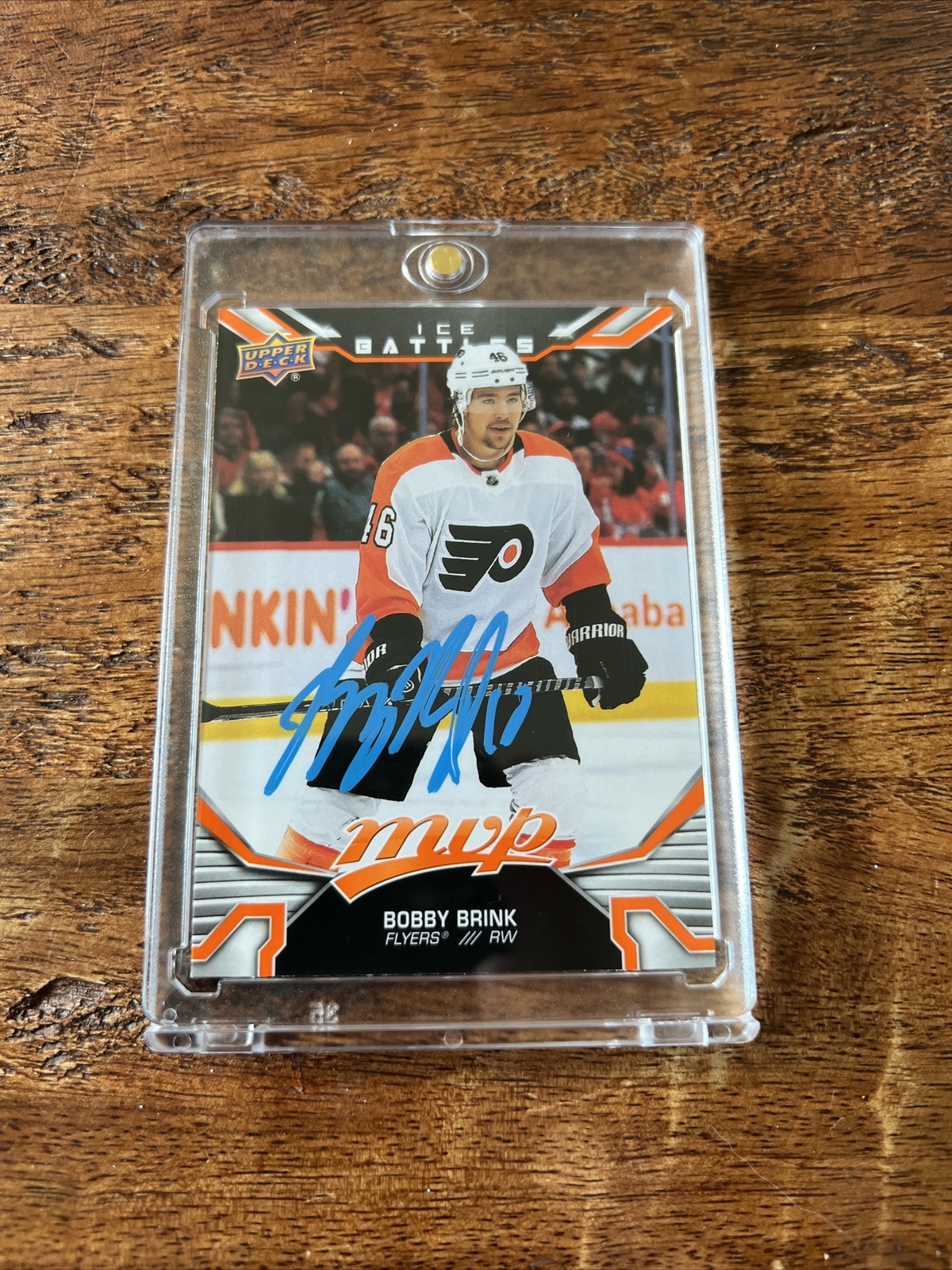 Bobby Brink IP Signed Upper Deck MVP Card JSA Coa Flyers Autographed