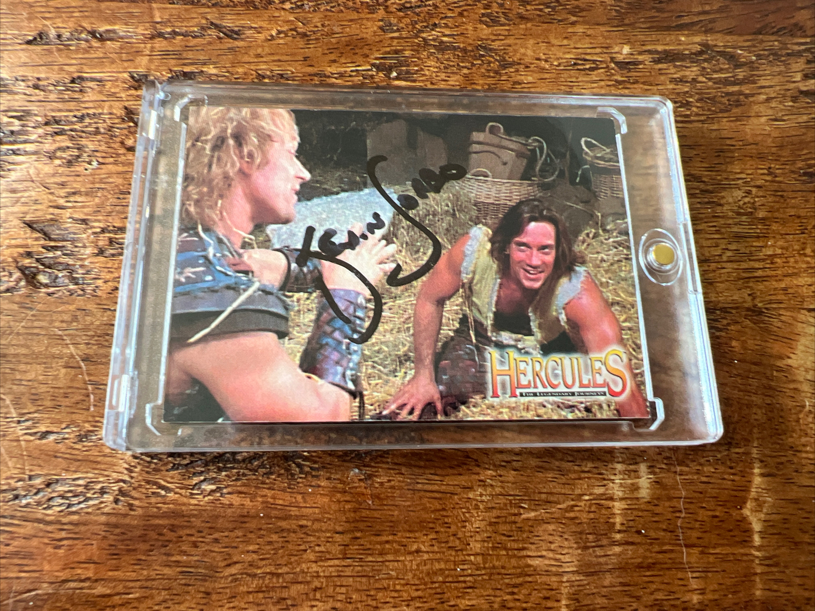 Kevin Sorbo IP Signed Topps Card JSA Coa Autographed Hercules