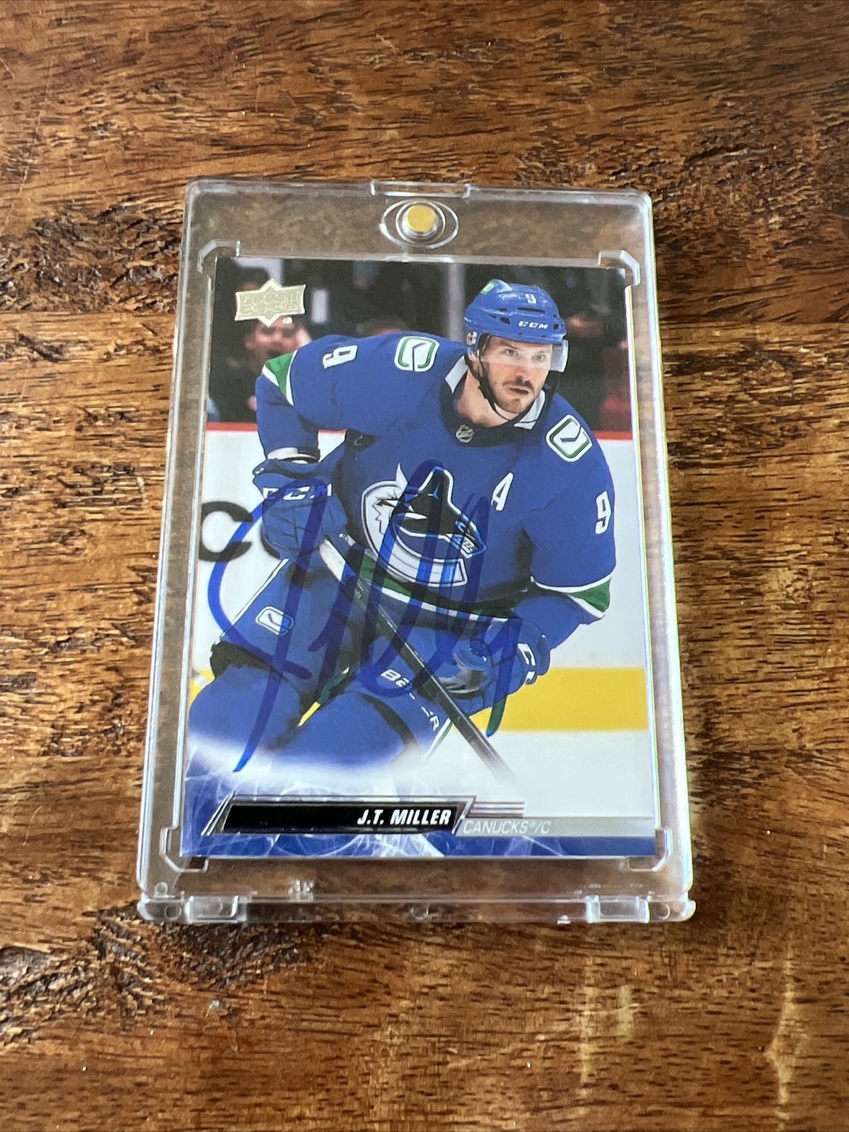 J. T. Miller IP Signed Upper Deck Card JSA Coa Autographed Canucks