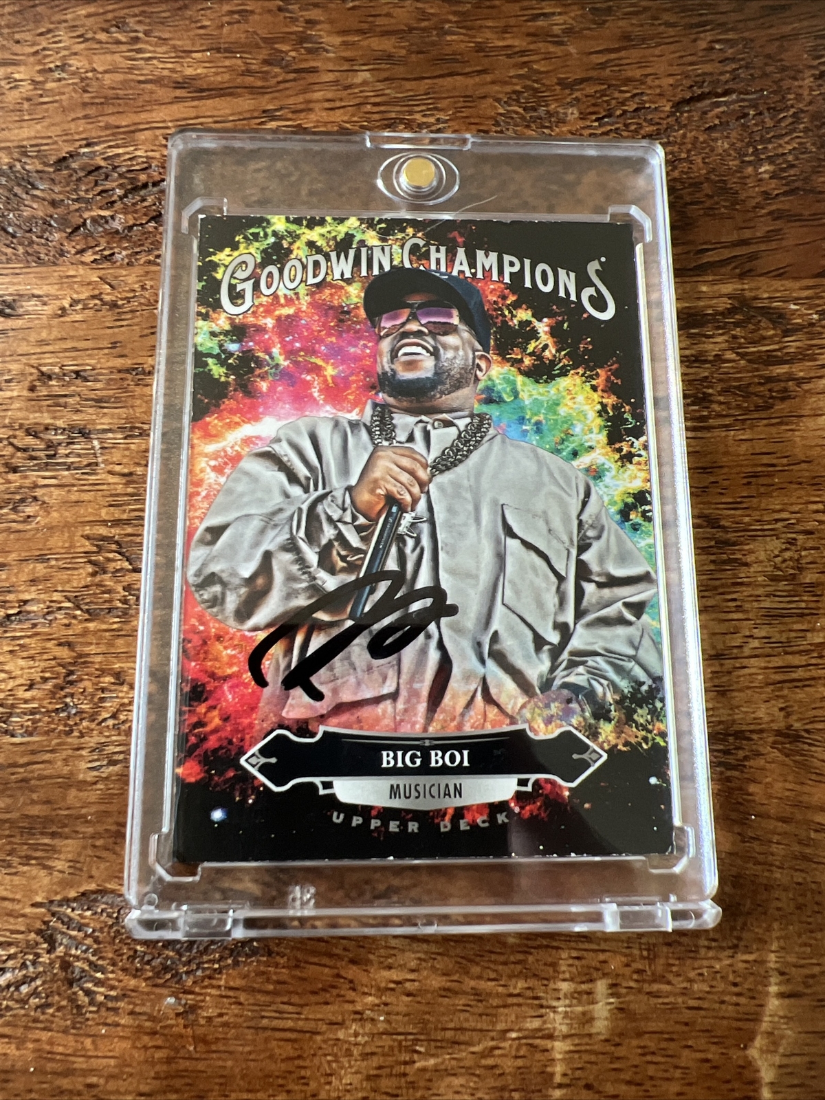 Big Boi IP Signed Goodwin Champions Card JSA Coa Autographed Outkast Rap Hip Hop