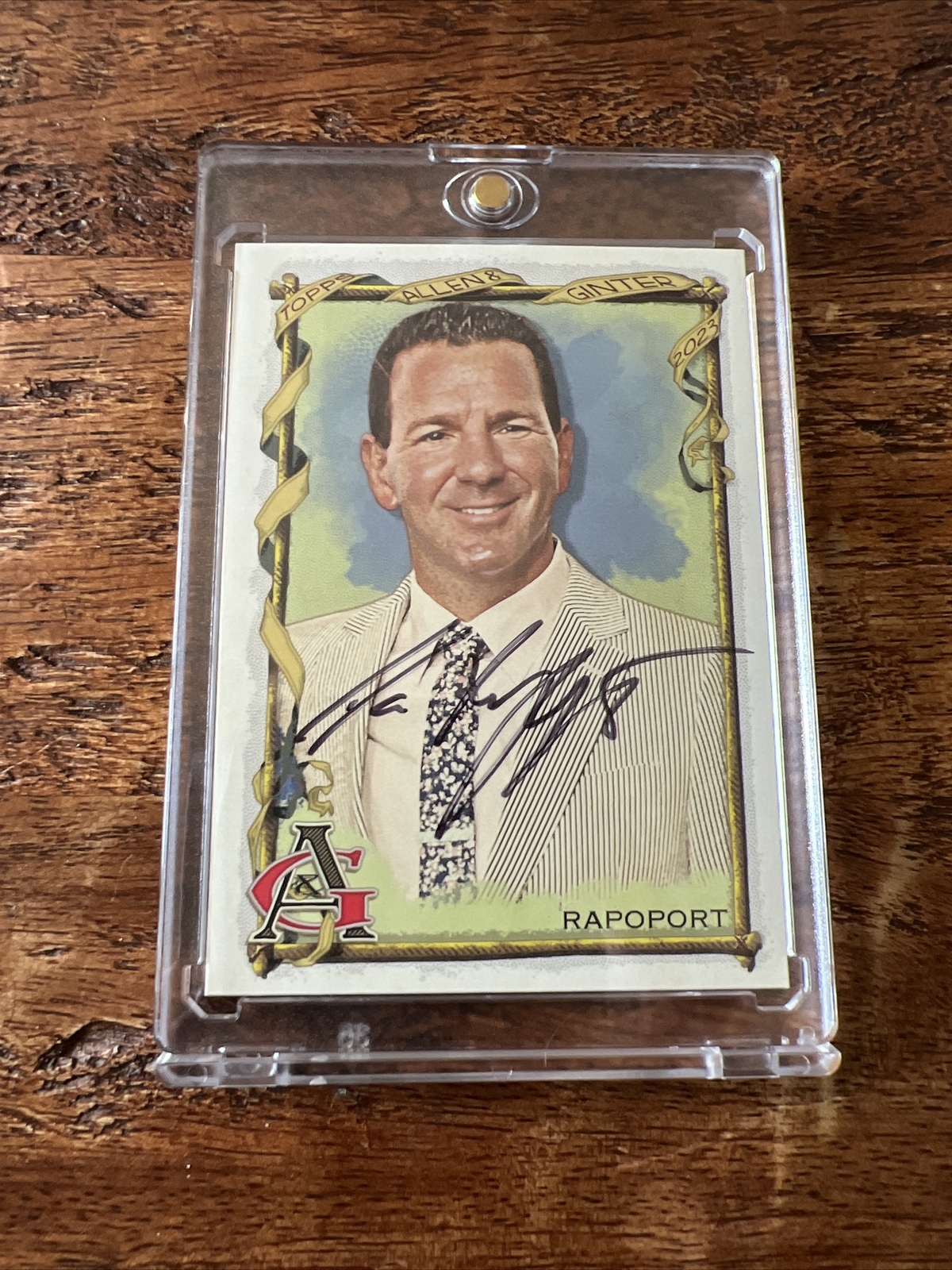 Ian Rapoport IP Signed Allen & Ginter Card JSA Coa NFL Autographed