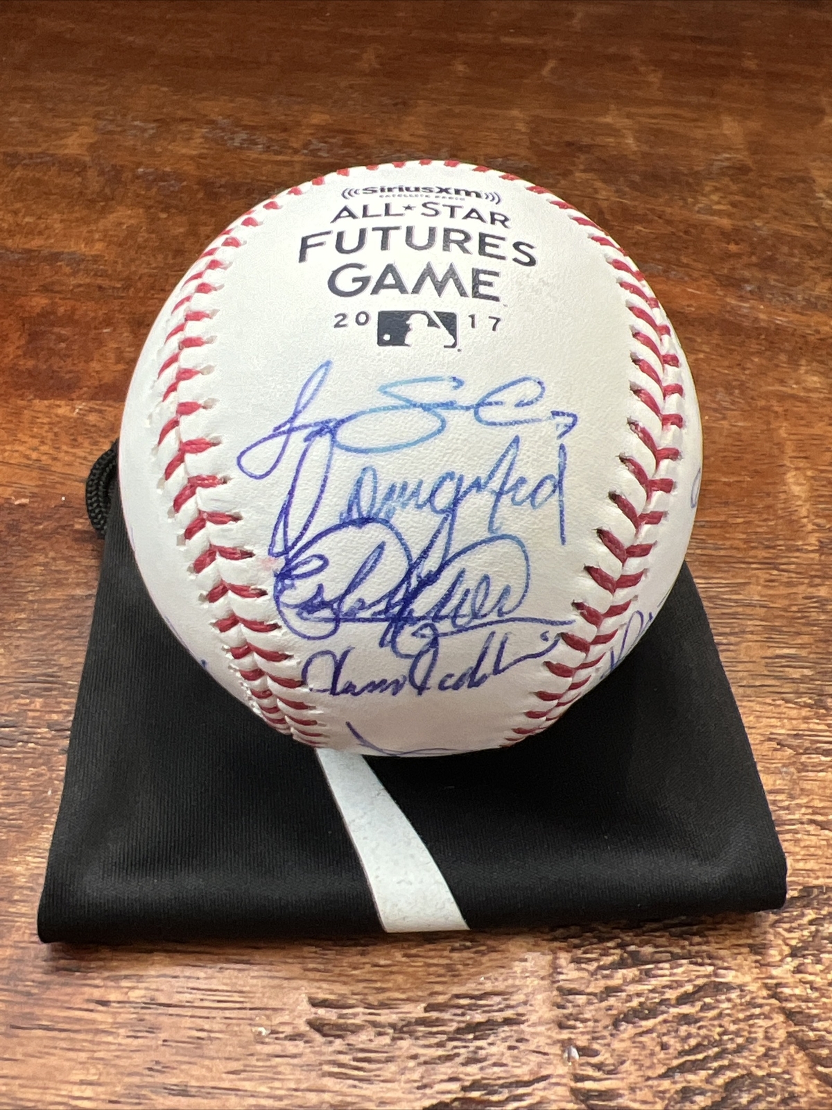 2017 Futures Game Team Signed Baseball JSA Coa Yordan Alvarez Alex Verdugo