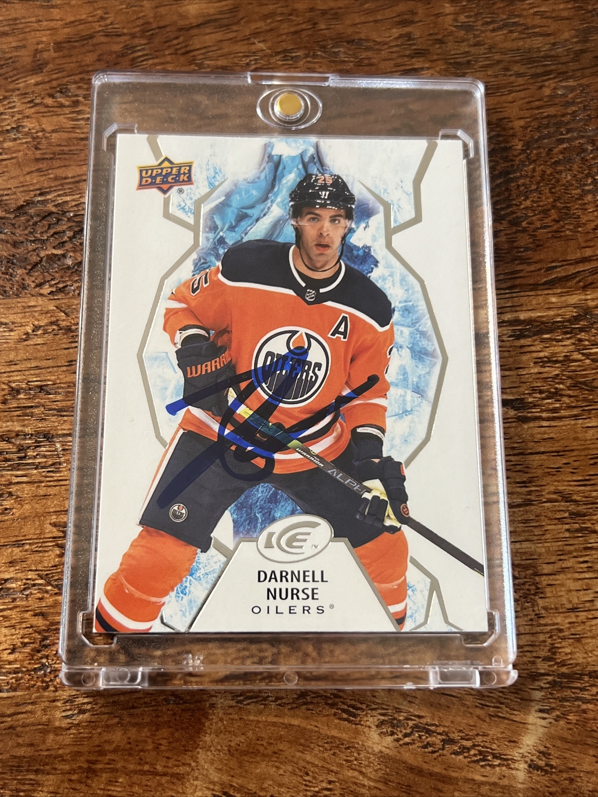 Darnell Nurse IP Signed Upper Deck Ice Card PSA DNA  Autographed Oilers