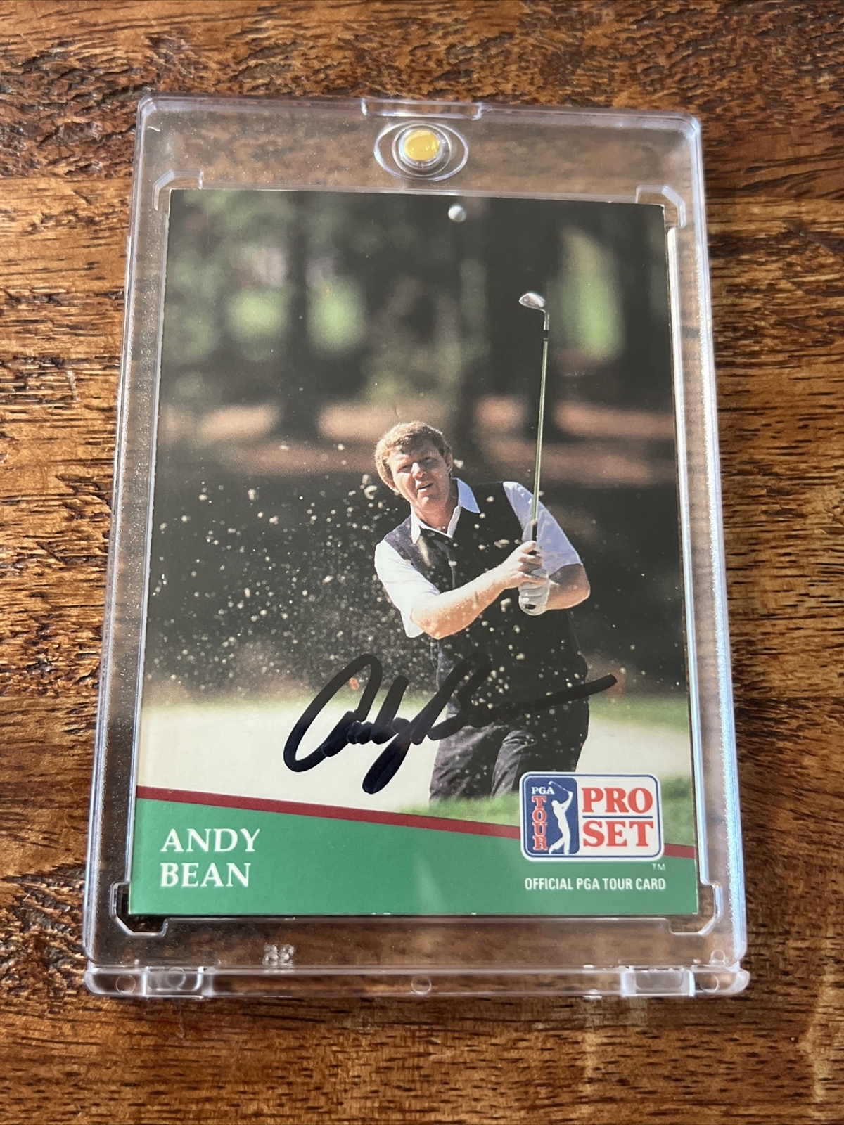 Andy Bean Signed Pro Set Card Psa Dna Autographed Golf PGA