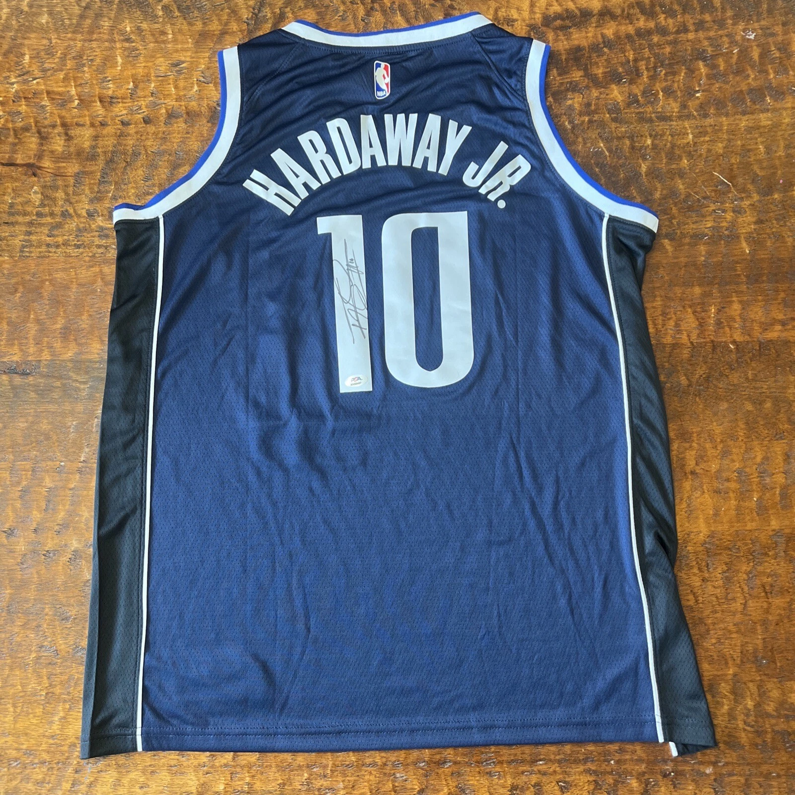 Tim Hardaway Jr Signed Dallas Mavericks Jersey PSA DNA  Autographed