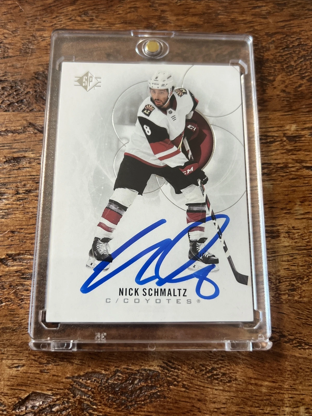 Nick Schmaltz IP Signed Upper Deck SP Card PSA DNA  Autographed Coyotes