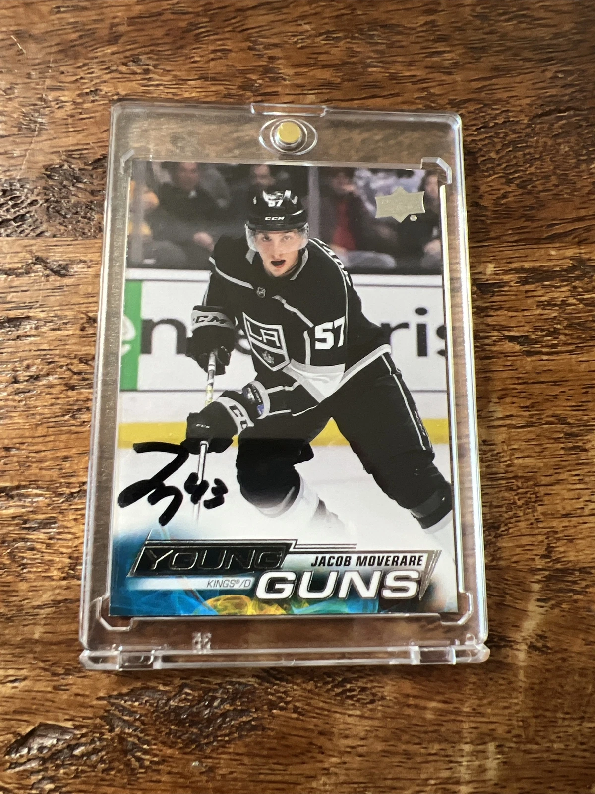 Jacob Moverare IP Signed UD Young Guns Card PSA DNA Autographed Kings