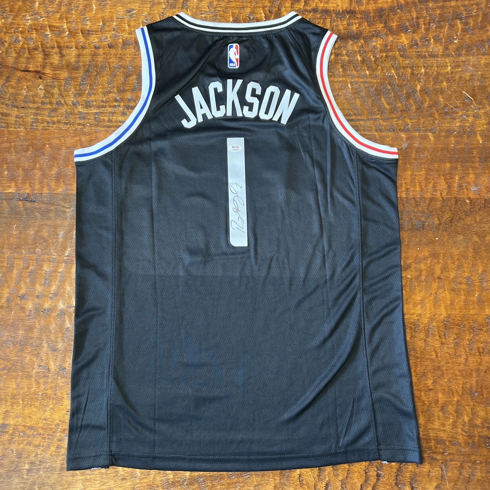 Reggie Jackson Signed Los Angeles Clippers Jersey PSA DNA  Autographed