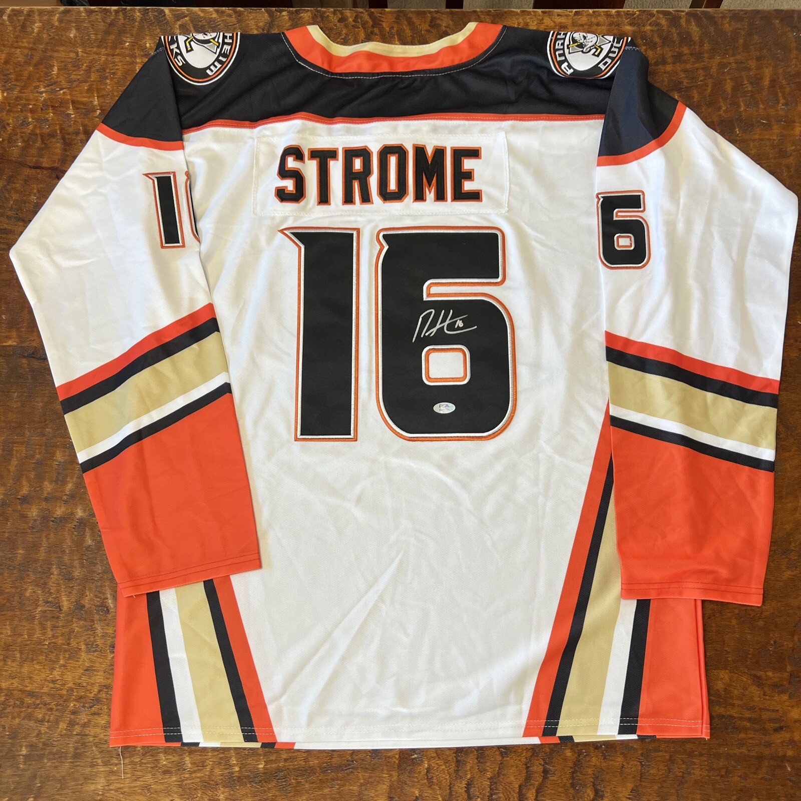 Ryan Strome Signed Anaheim Ducks Jersey PSA DNA Autographed