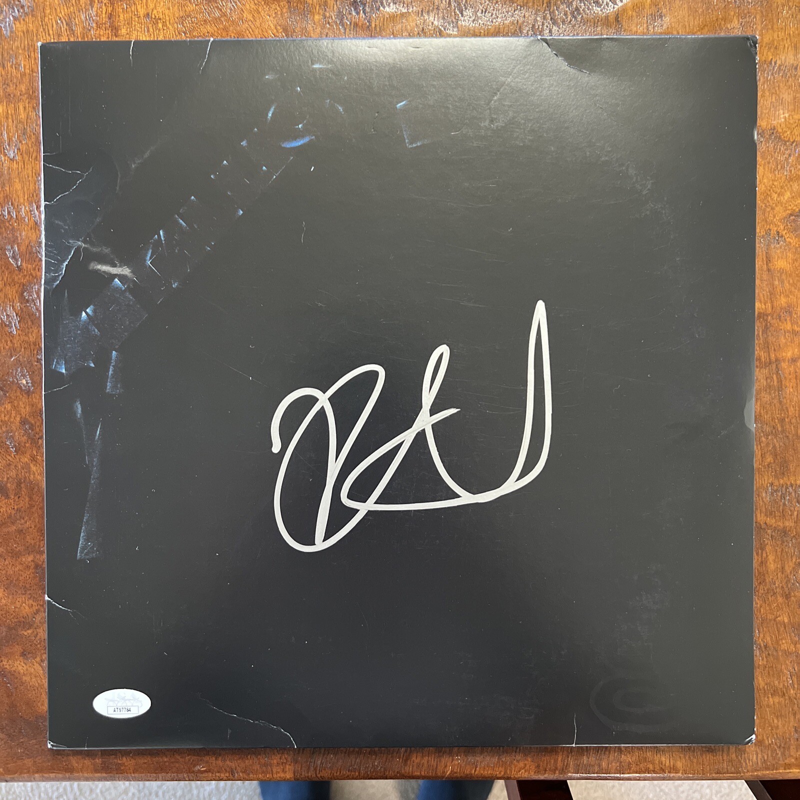Kirk Hammett Signed Metallica Vinyl LP Record JSA Coa Autographed