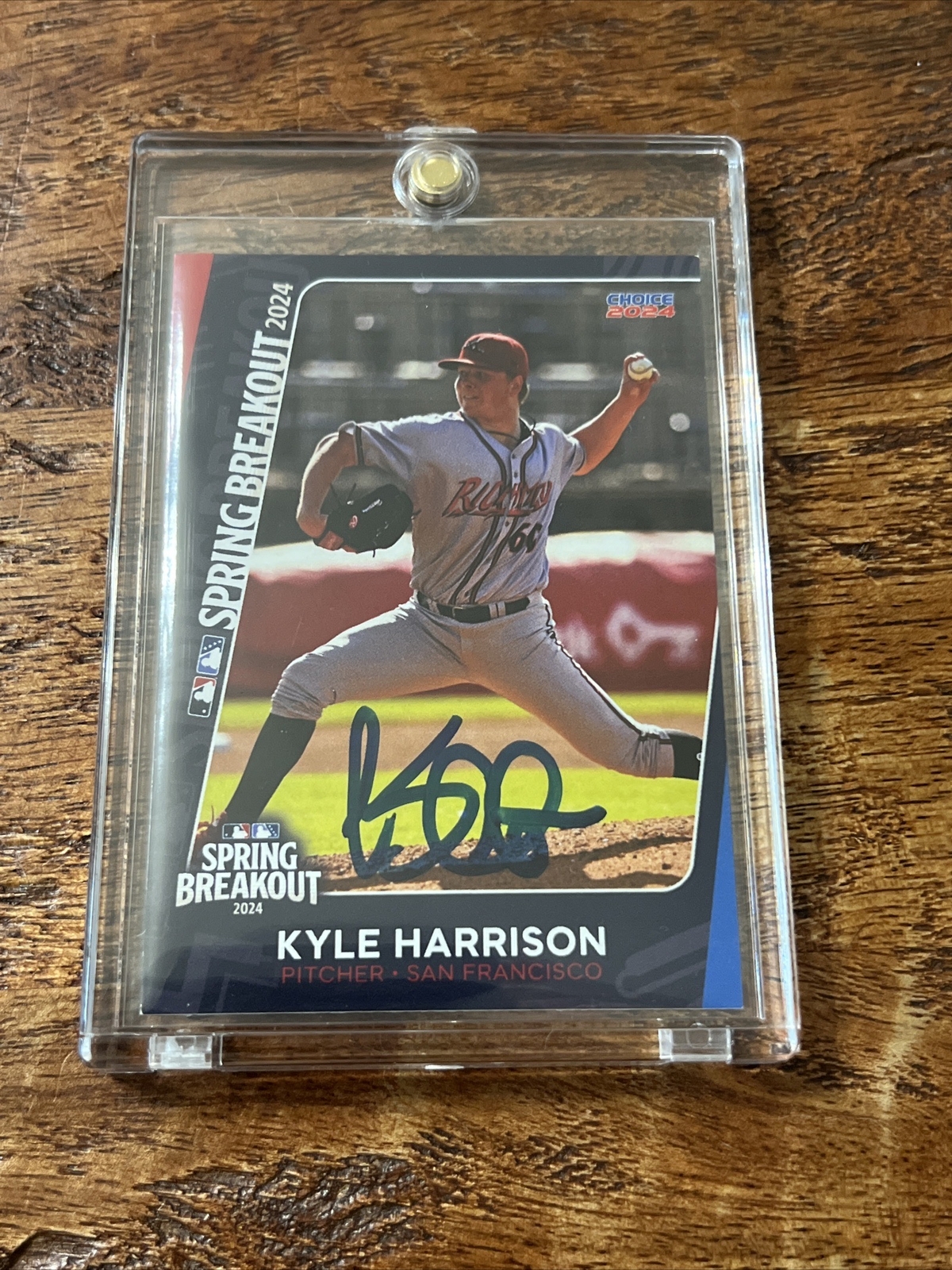 Kyle Harrison IP Signed Spring Breakout Card JSA Coa Autographed Giants