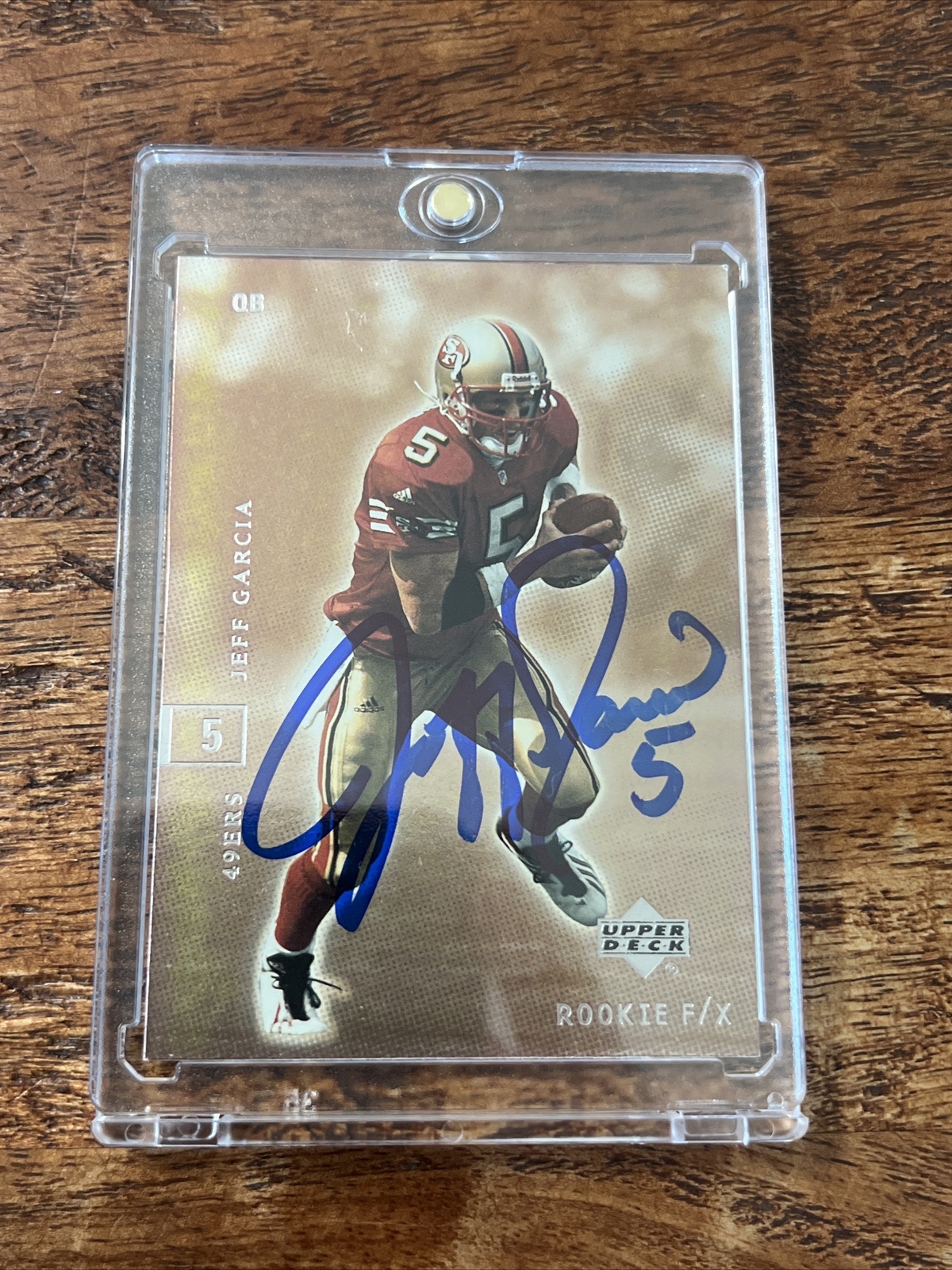 Jeff Garcia IP Signed Upper Deck Card JSA Coa Autographed 49ers