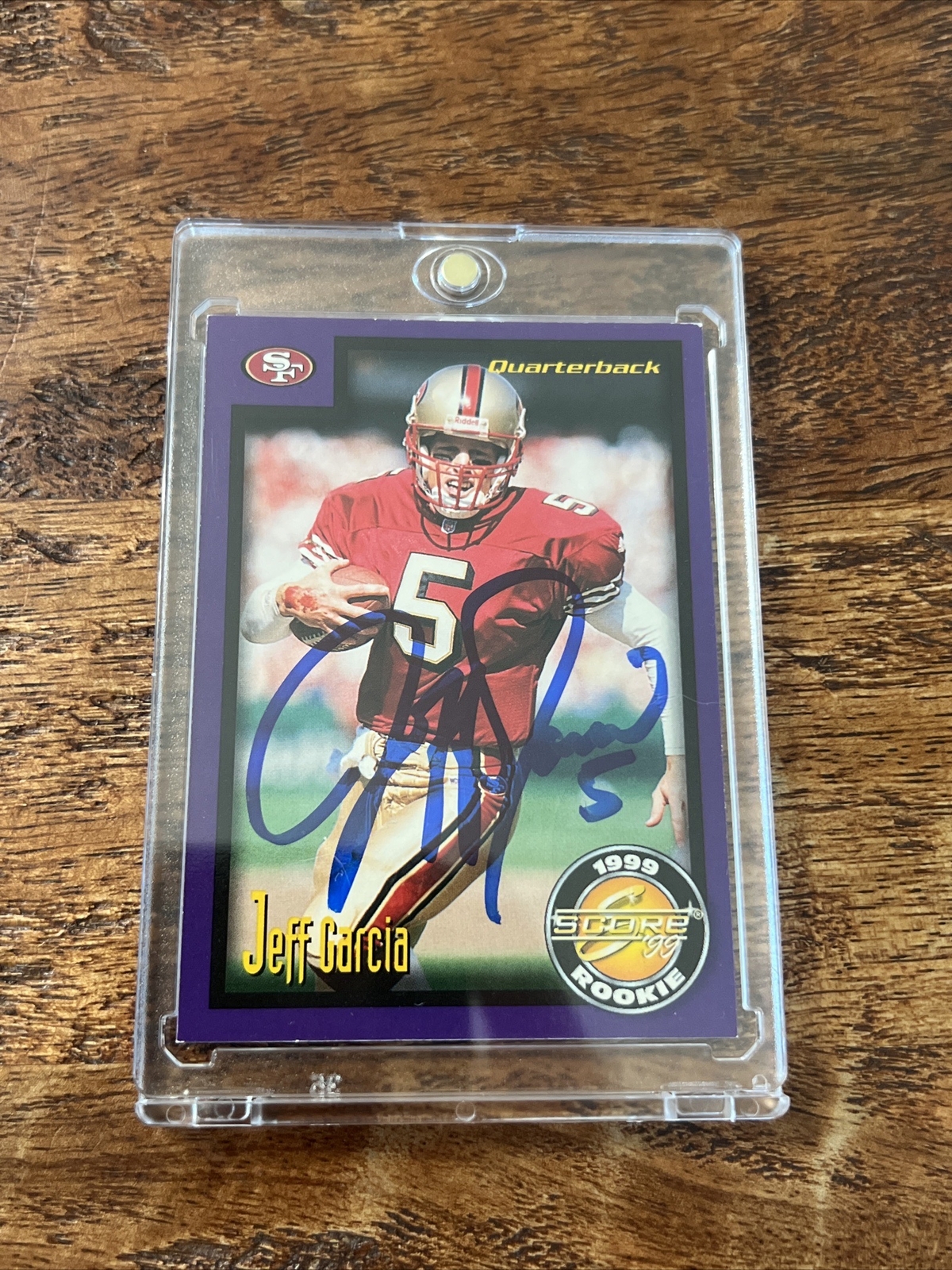 Jeff Garcia IP Signed Score Rookie Card JSA Coa Autographed 49ers
