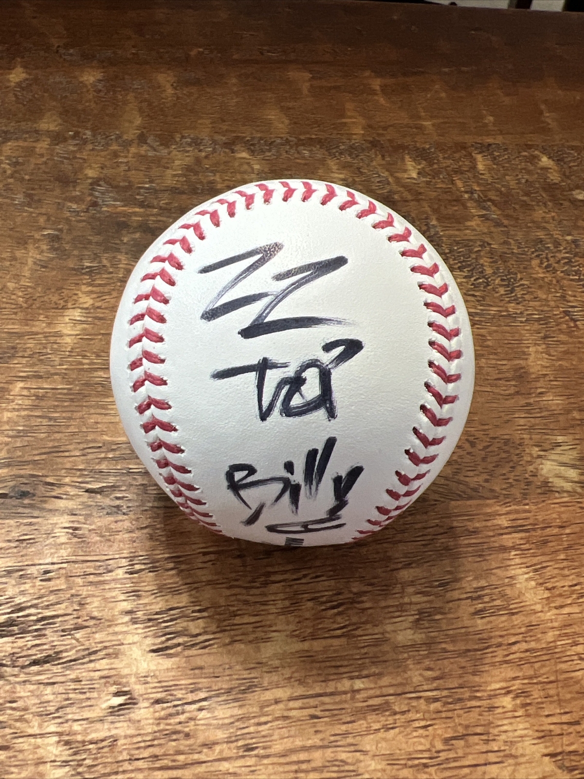 Billy Gibbons Signed Baseball JSA Coa Autographed ZZ Top Rock