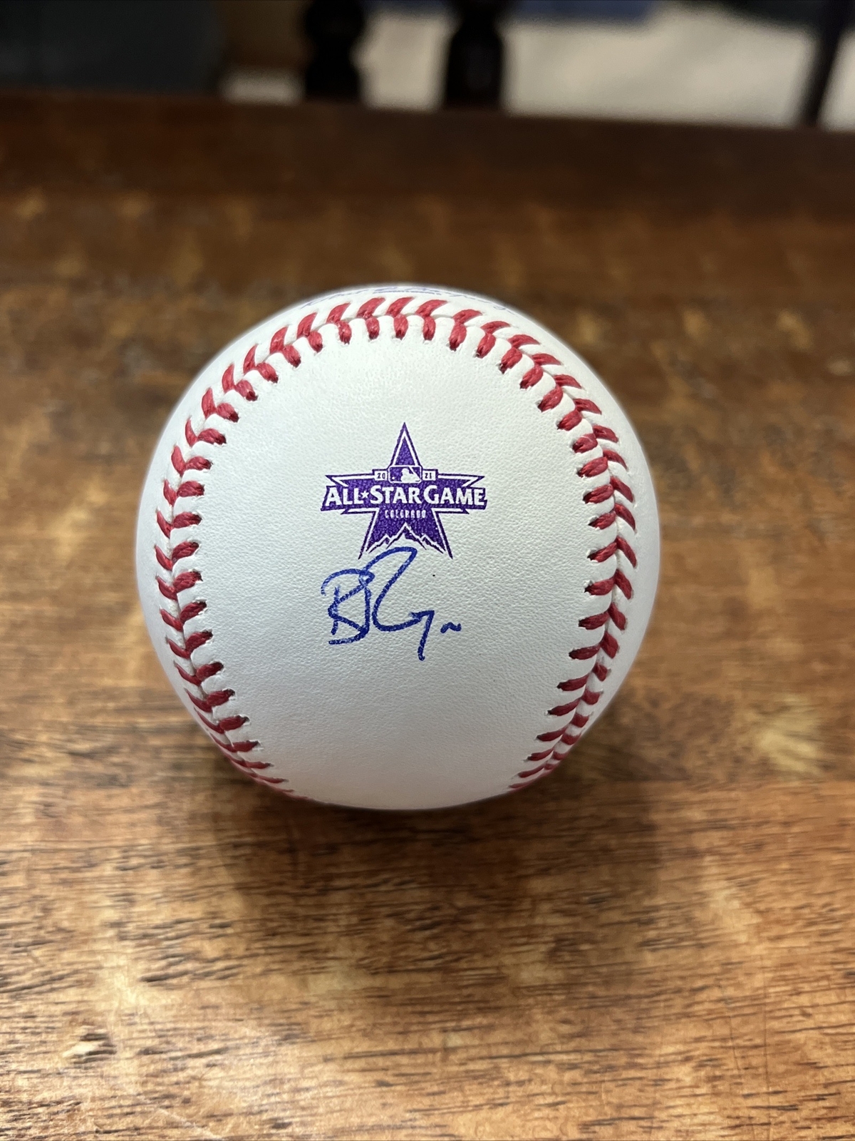 Bryan Reynolds Signed 2021 All Star Baseball JSA Coa Pirates Autographed