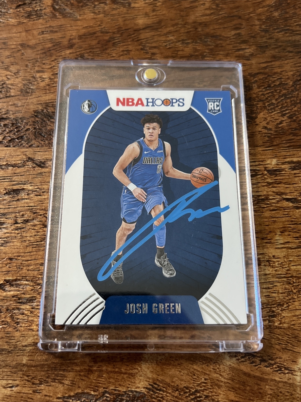 Josh Green IP Signed NBA Hoops Rookie Card Psa Dna Autographed Mavericks