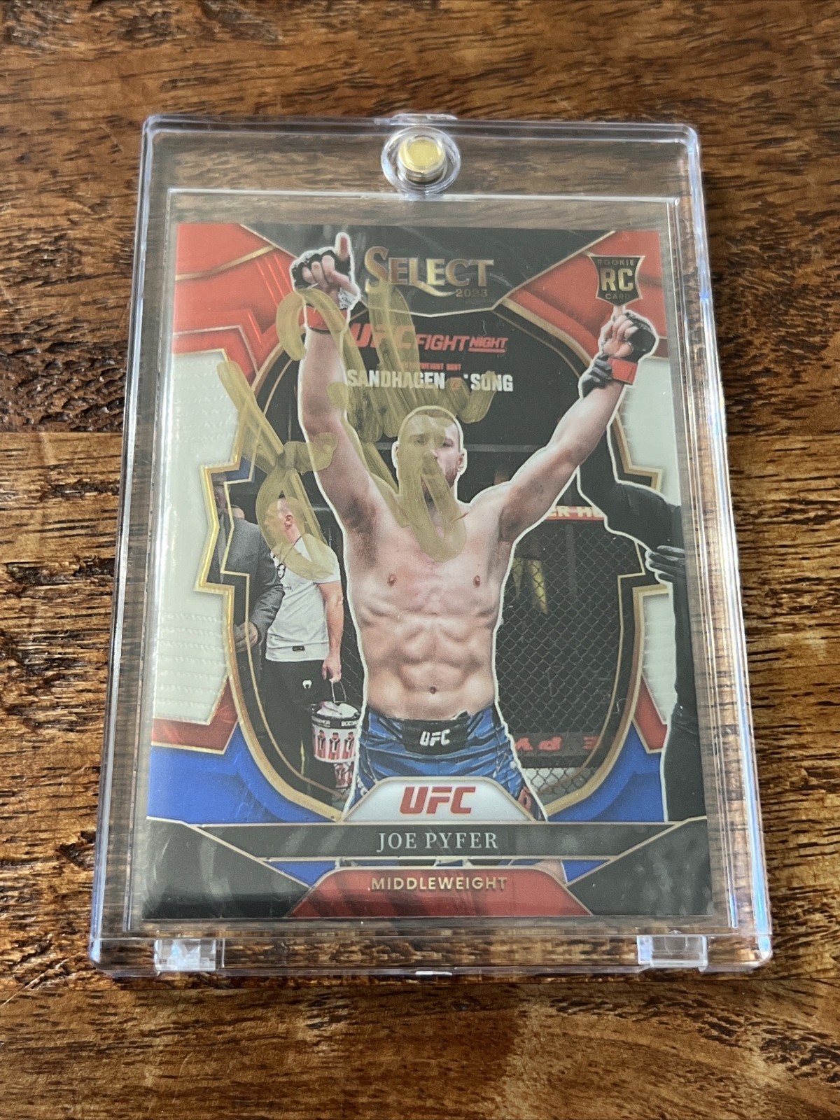 Joe Pyfer IP Signed Panini Select Rookie Card JSA Coa Autographed UFC