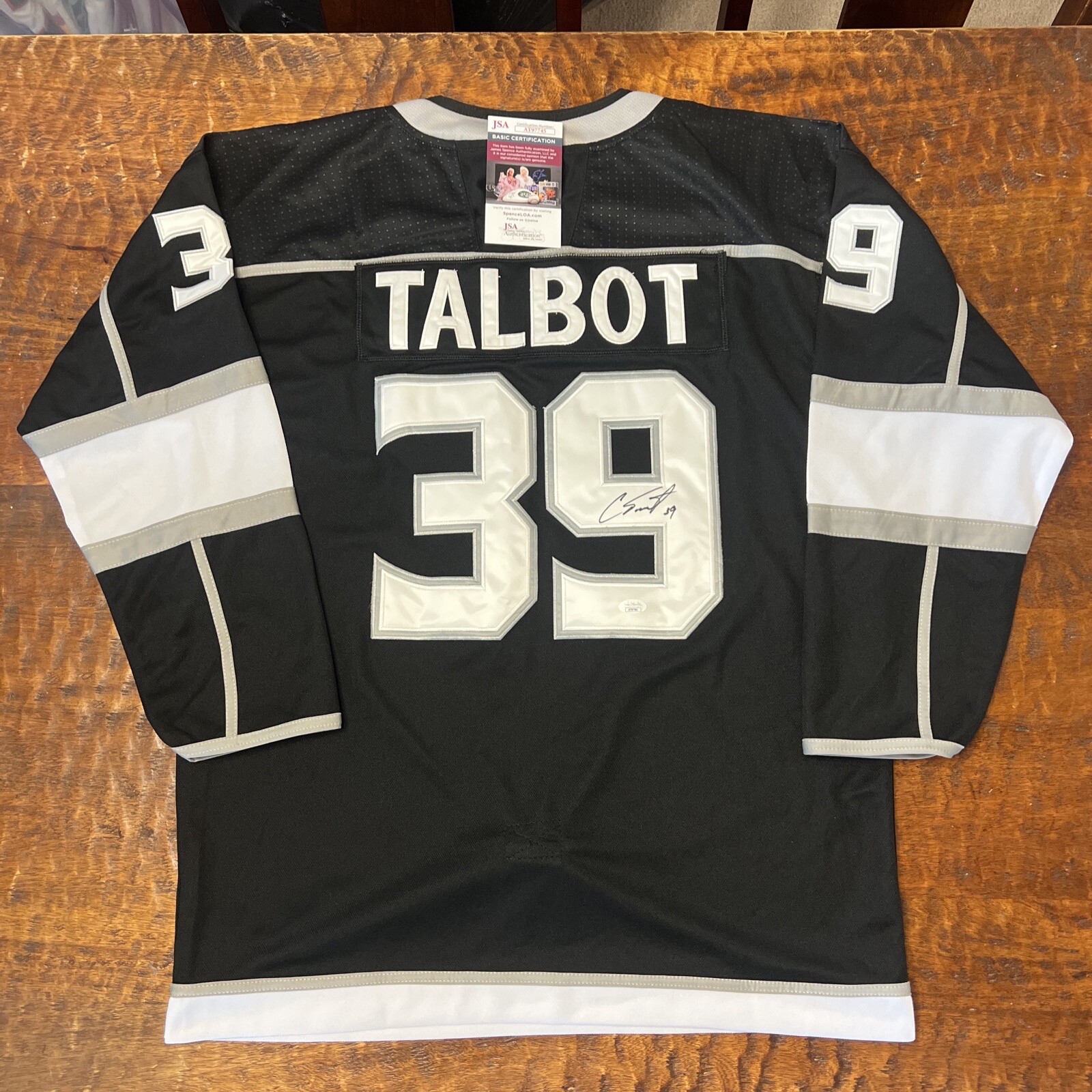 Cam Talbot Signed Los Angeles Kings Jersey JSA Coa Autographed