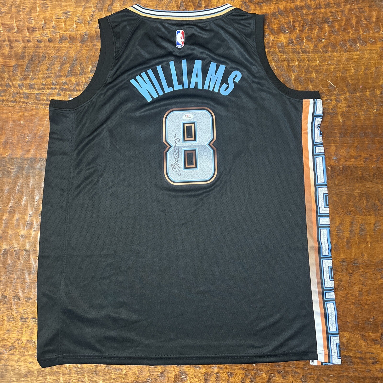 Ziaire Williams Signed Memphis Grizzlies Jersey PSA DNA  Autographed