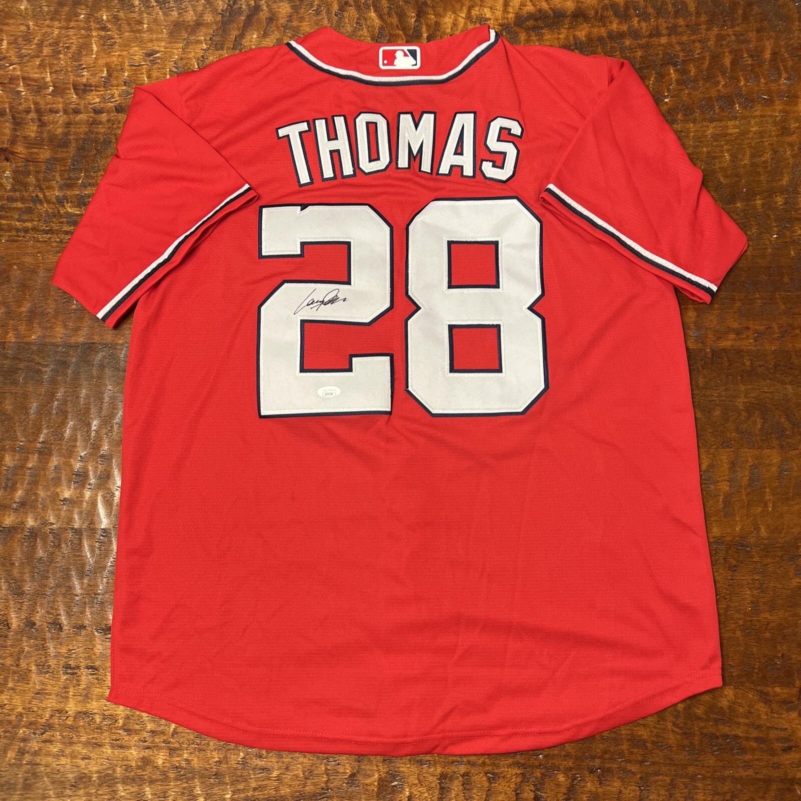 Lane Thomas Signed Washington Nationals Jersey JSA Coa Autographed