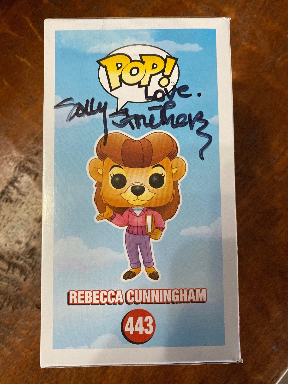 Sally Struthers Signed Talespin Rebecca Cunningham Funko POP Psa Dna Coa