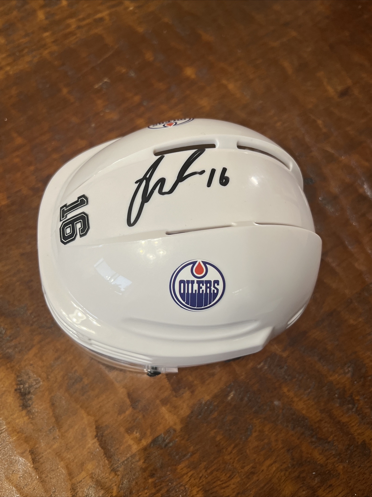 Derick Brassard Signed Mini Hockey Helmet Psa/Dna Coa Autographed Oilers