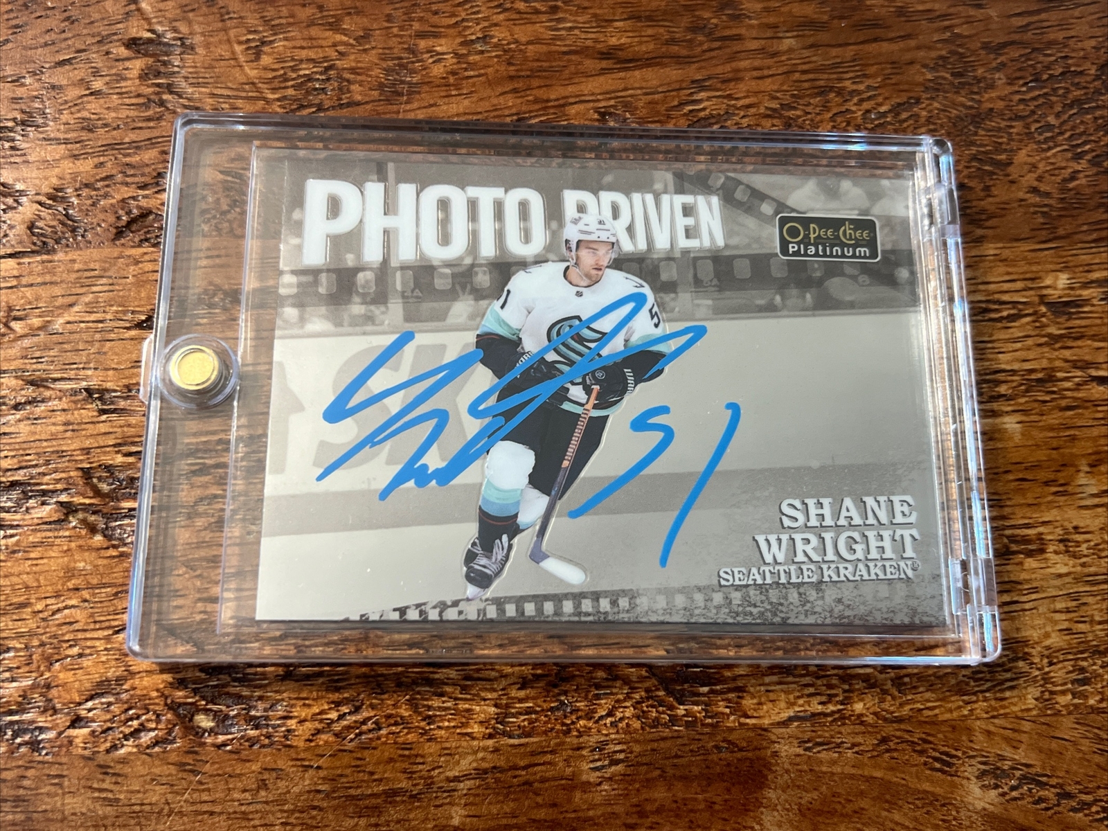 Shane Wright IP Signed O Pee Chee Platinum Card Psa Dna Autographed Kraken