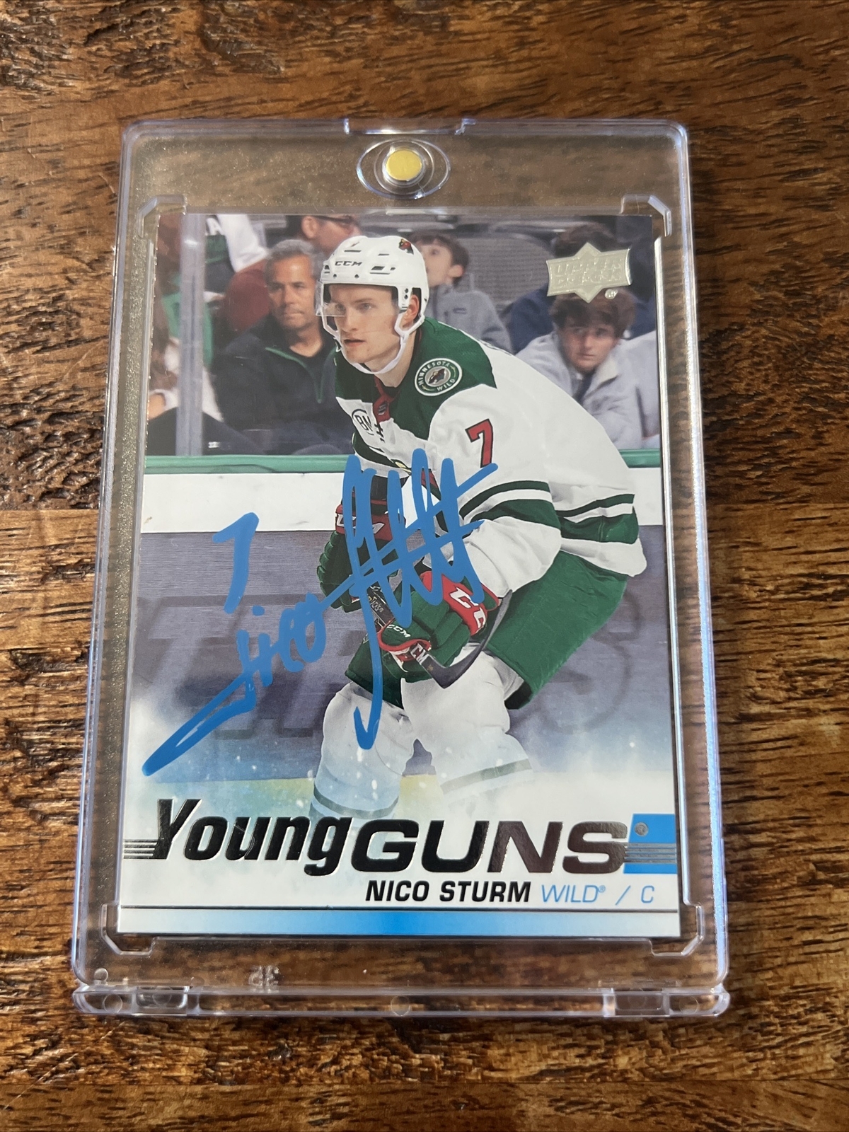 Nico Sturm IP Signed Upper Deck Young Guns Card JSA Coa Wild Autographed
