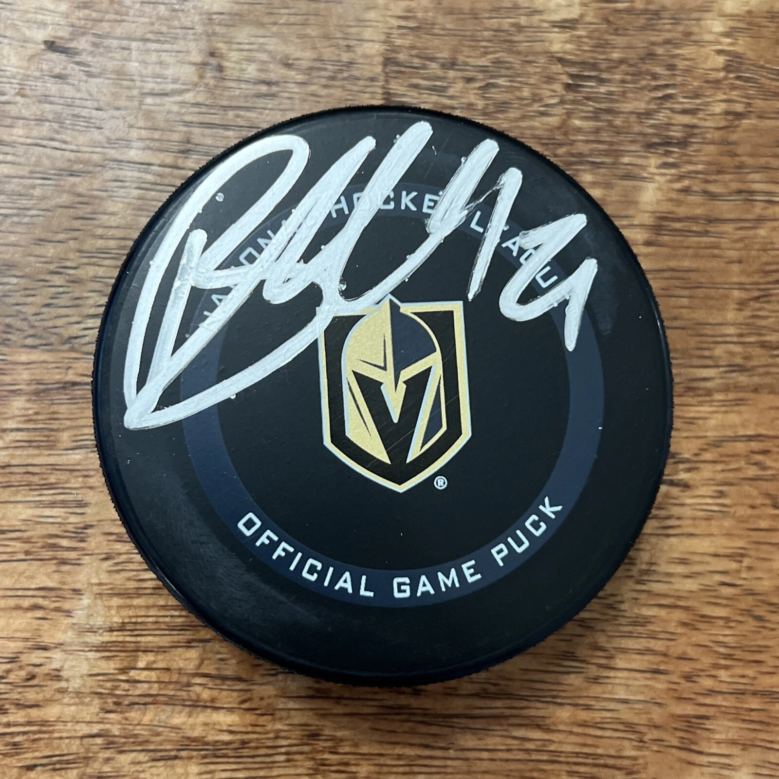 Brett Howden Signed Vegas Golden Knights Official Game Puck JSA Coa Autographed