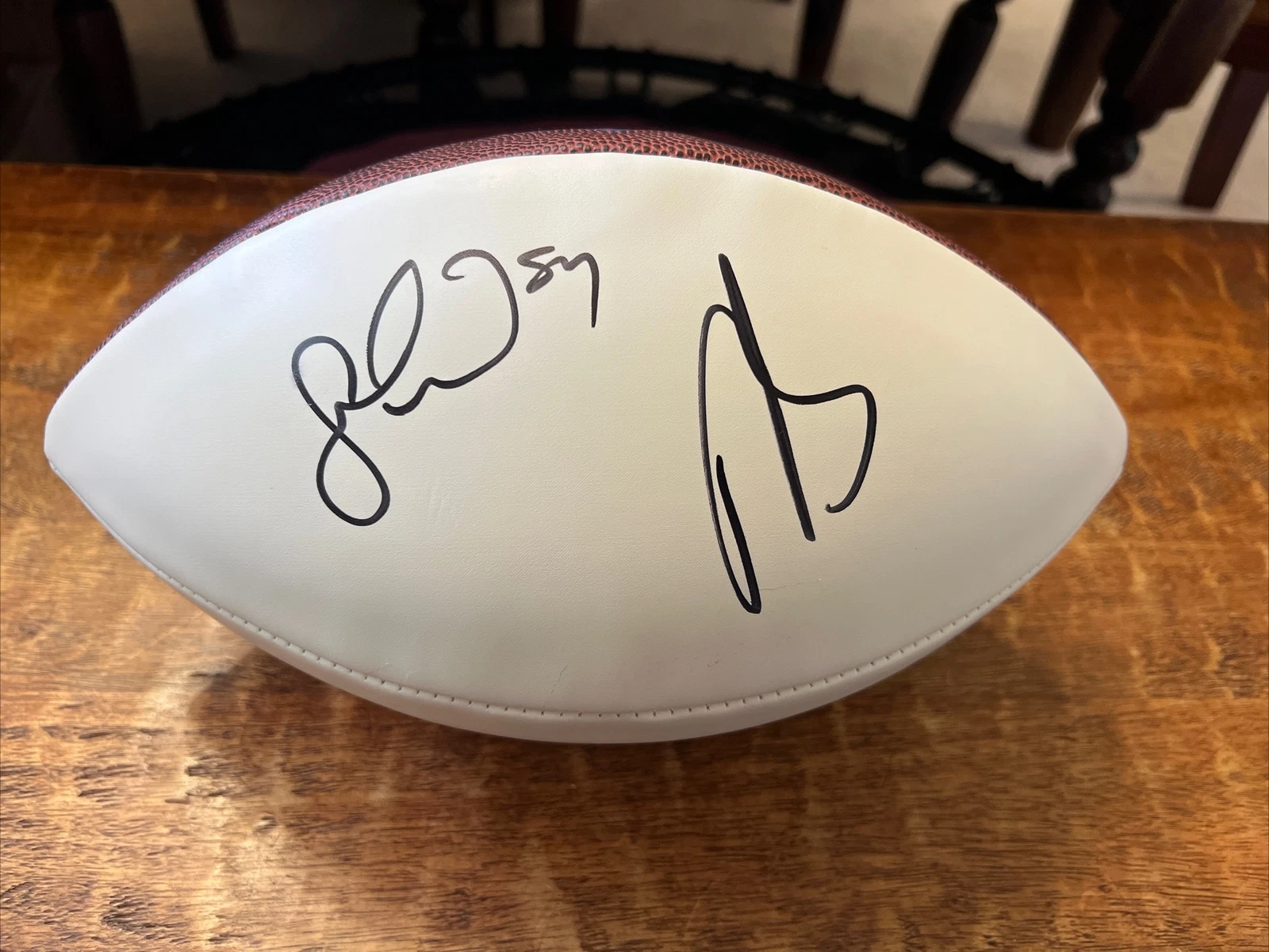 Deebo Samuel Fred Warner Signed NFL Football JSA Coa 49ers Autographed