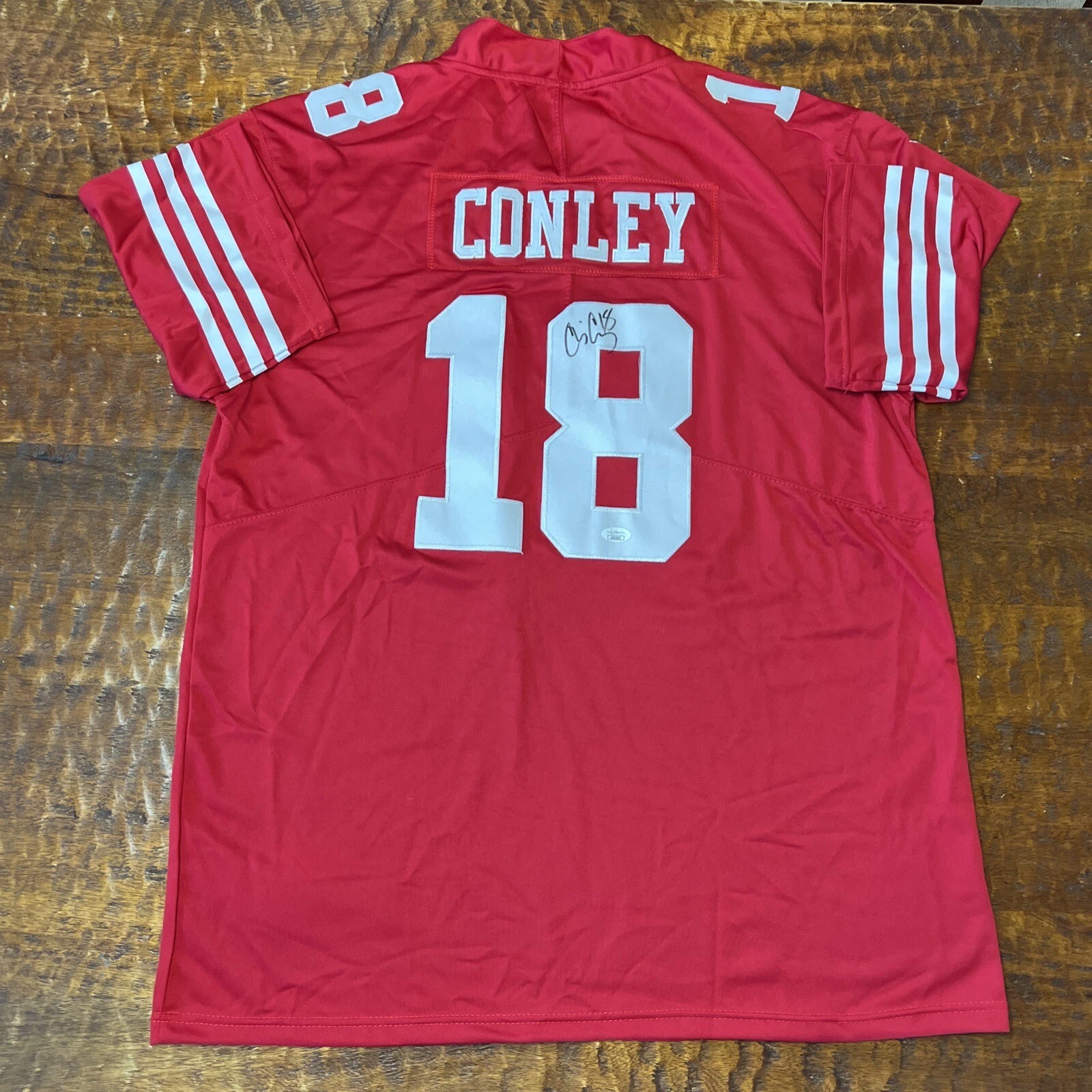 Chris Conley Signed San Francisco 49ers Jersey JSA Coa Autographed
