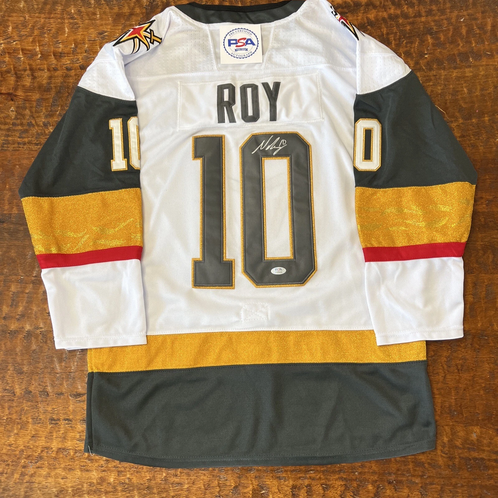 Nicolas Roy Signed Vegas Golden Knights Jersey PSA DNA Autographed
