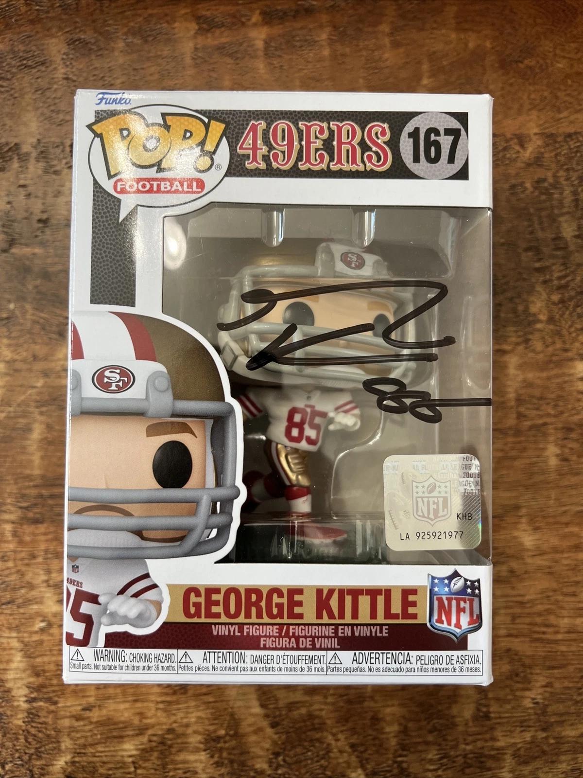 George Kittle Signed Funko POP JSA Coa Autographed 49ers