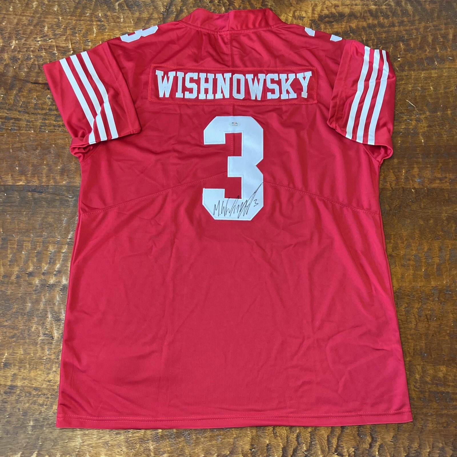 Mitch Wishnowsky Signed San Francisco 49ers Jersey PSA DNA Autographed