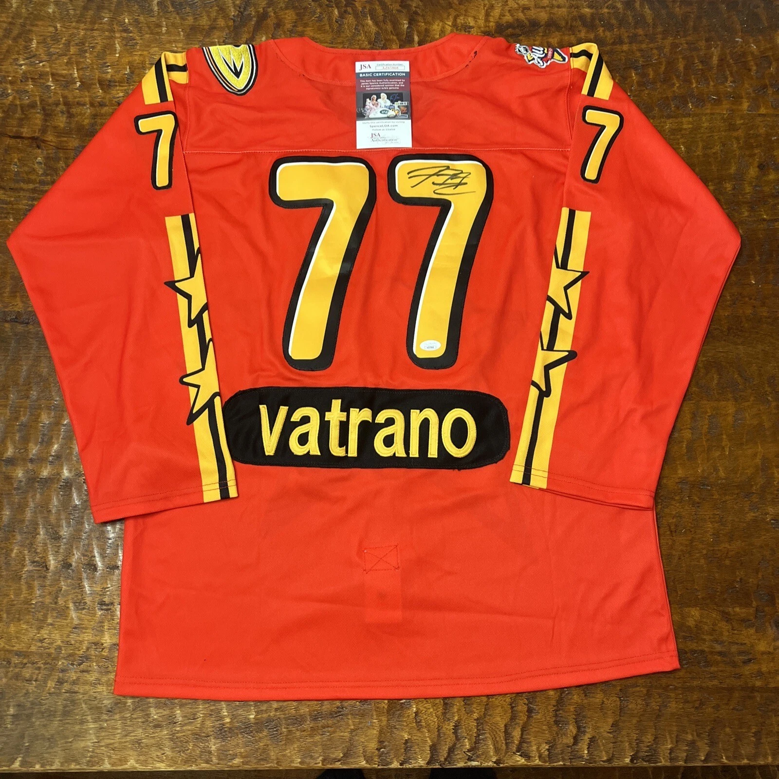 Frank Vatrano Signed NHL All Star Jersey JSA Coa Autographed Anaheim Ducks