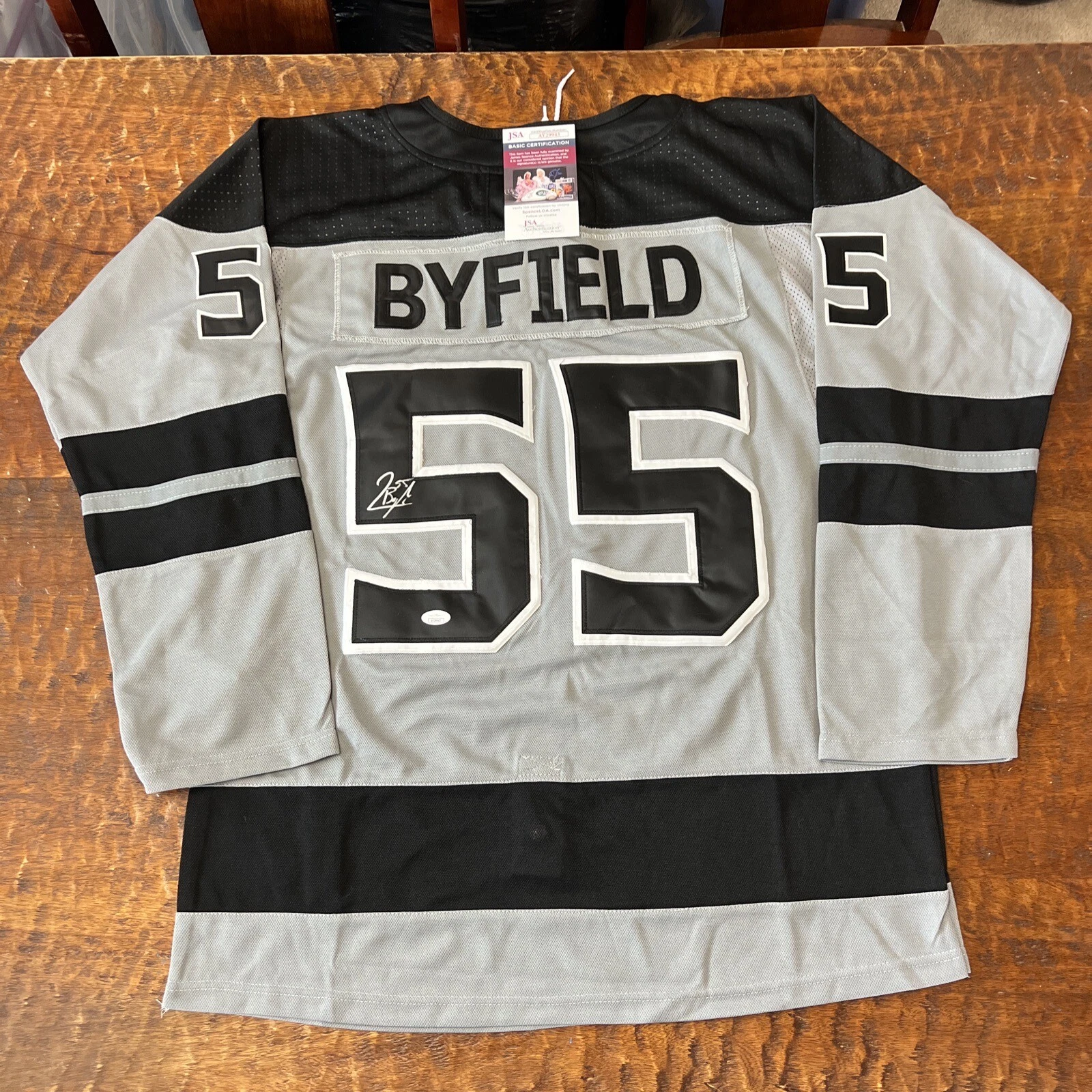 Quinton Byfield Signed Los Angeles Kings Jersey JSA Coa Autographed