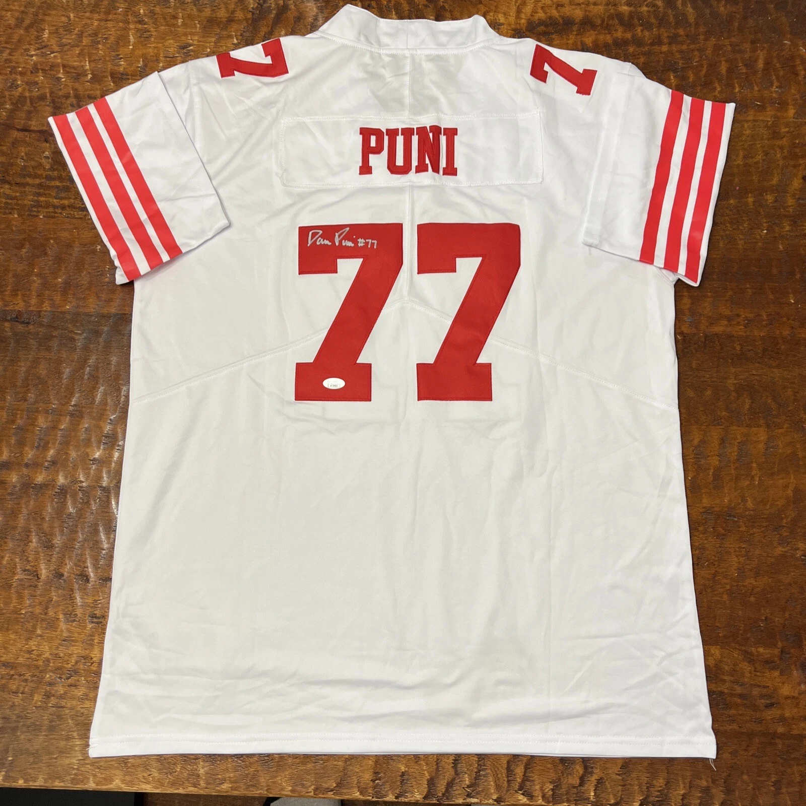 Dominick Puni Signed San Francisco 49ers Jersey JSA Coa Autographed