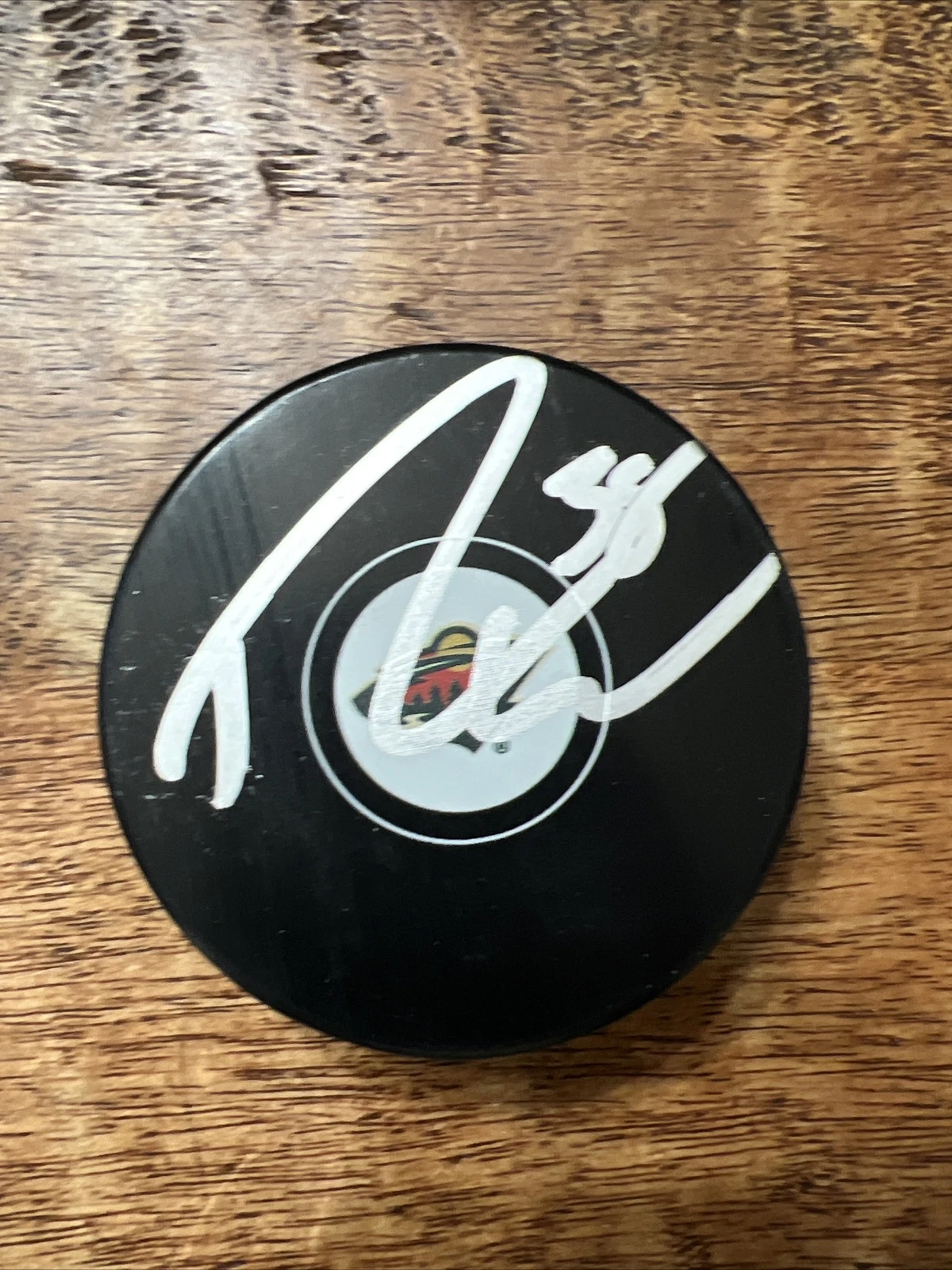 Ryan Hartman Signed Minnesota Wild Puck JSA Coa Autographed