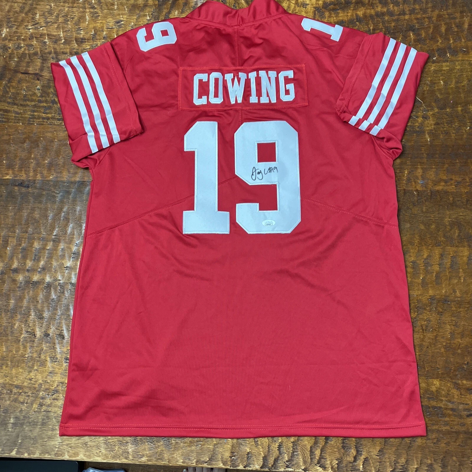 Jacob Cowing Signed San Francisco 49ers Jersey JSA Coa Autographed