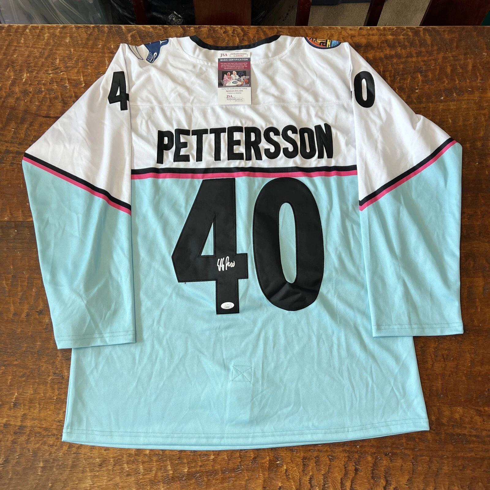 Elias Pettersson Signed NHL All Star Jersey JSA Coa Autographed Canucks