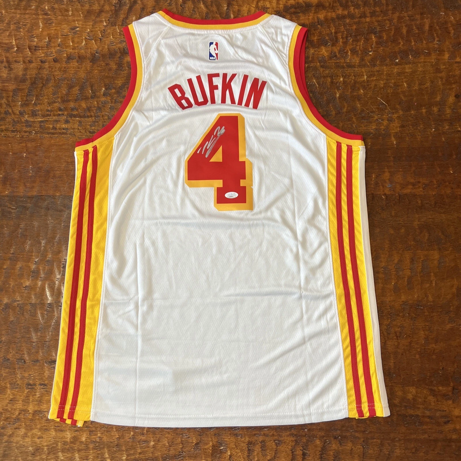 Kobe Bufkin Signed Atlanta Hawks Jersey JSA Coa Autographed