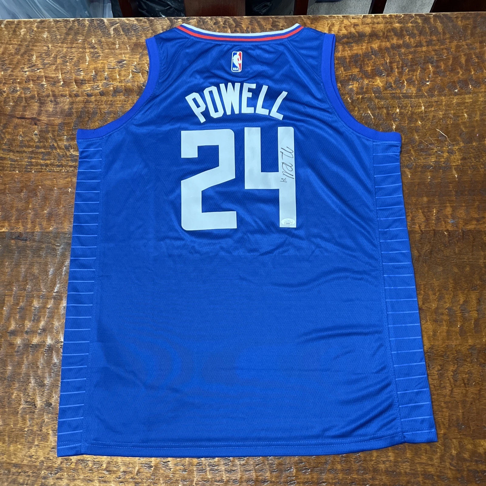 Norman Powell Signed Los Angeles Clippers Jersey JSA Coa Autographed