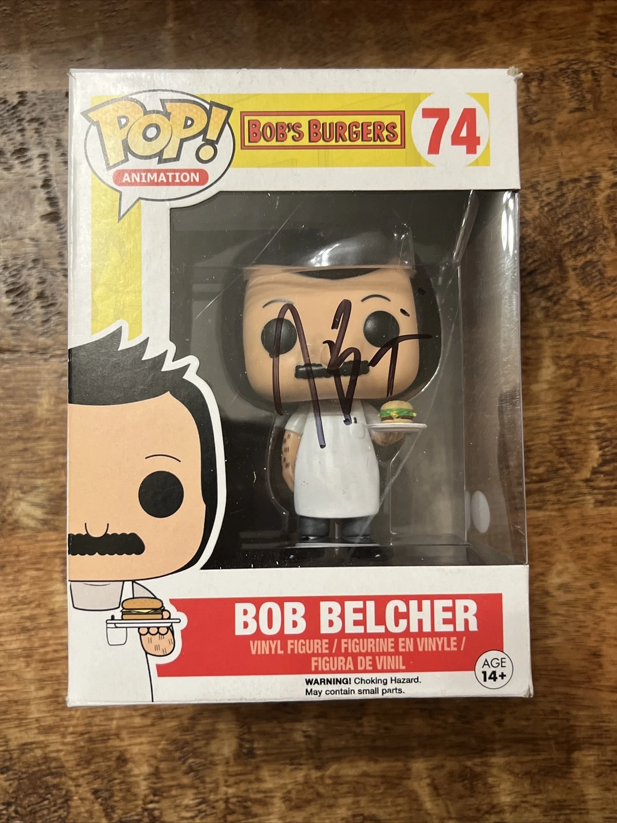 H. Jon Benjamin Signed Bob Belcher Funko POP JSA Coa Autographed Bob’s Burgers